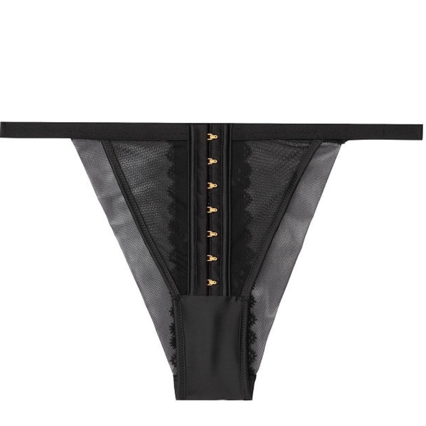 Victoria Secret | Luxe Velvet Trim Lace Pantie